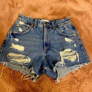 ZARA DENIM SHORTS
